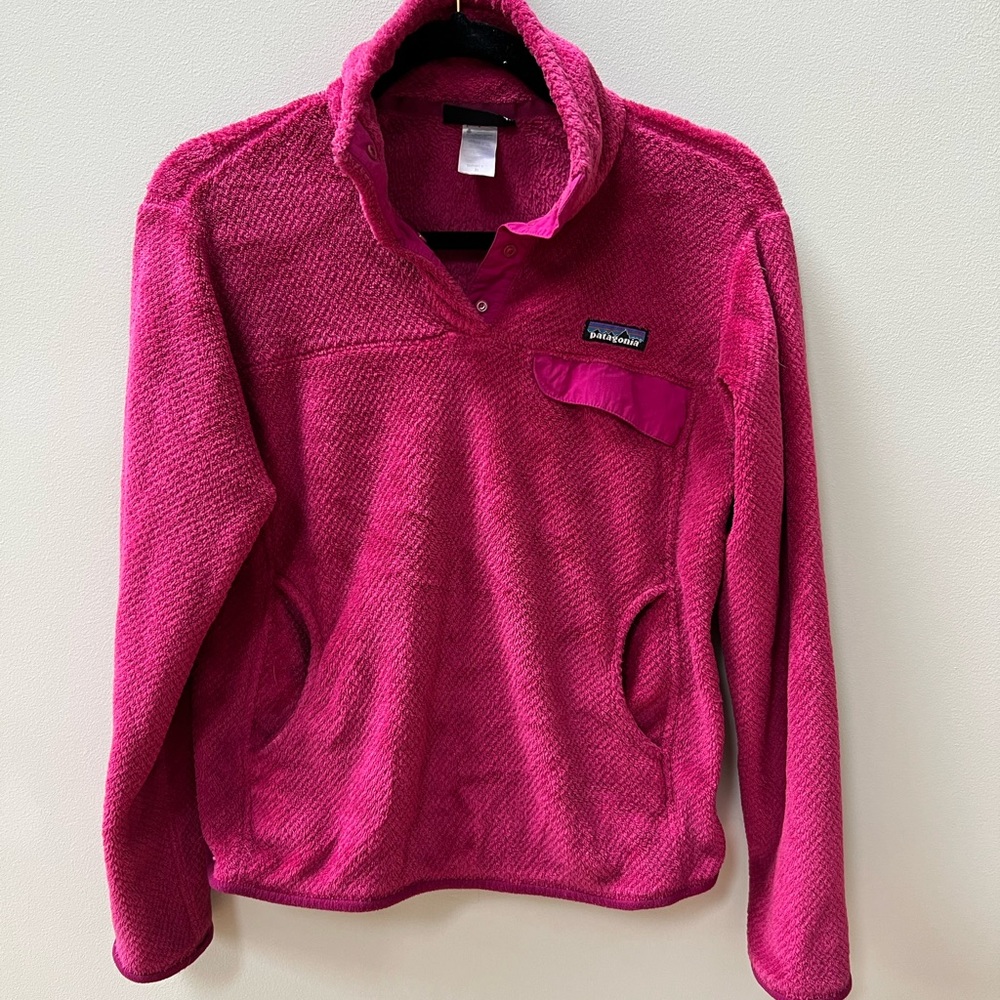 Patagonia Re-tool Snap T Sweater Magenta
